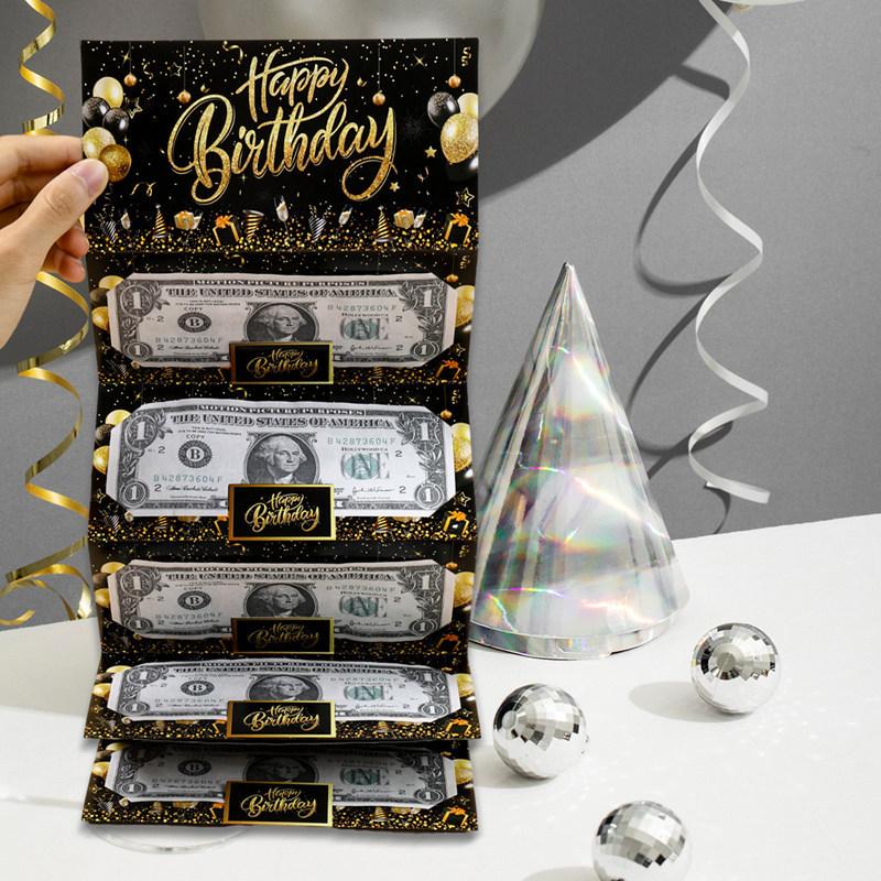 Money Birthday Card Birthday Cash Envelopes Folding Cash Holder Greeting Envelop Creative Money Box Folding Cash Gift Envelope