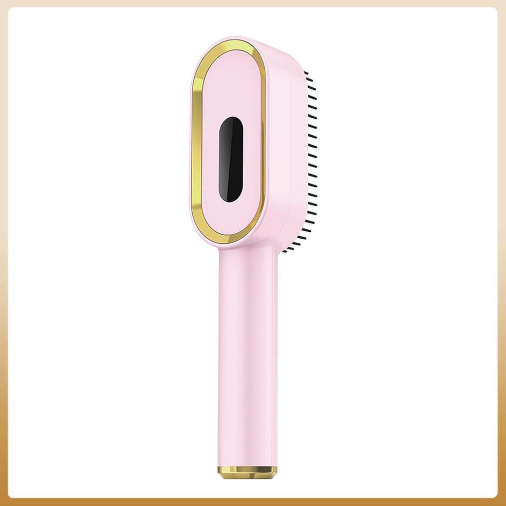 Portable Rechargeable Wireless Straightening Comb with Negative Ion Hair Care, Curl and Straighten Dual-Function Beauty Device