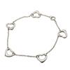 Used TIFFANY&Co. Bracelet Open Heart Silver925 4.4g Silver El Saperetti