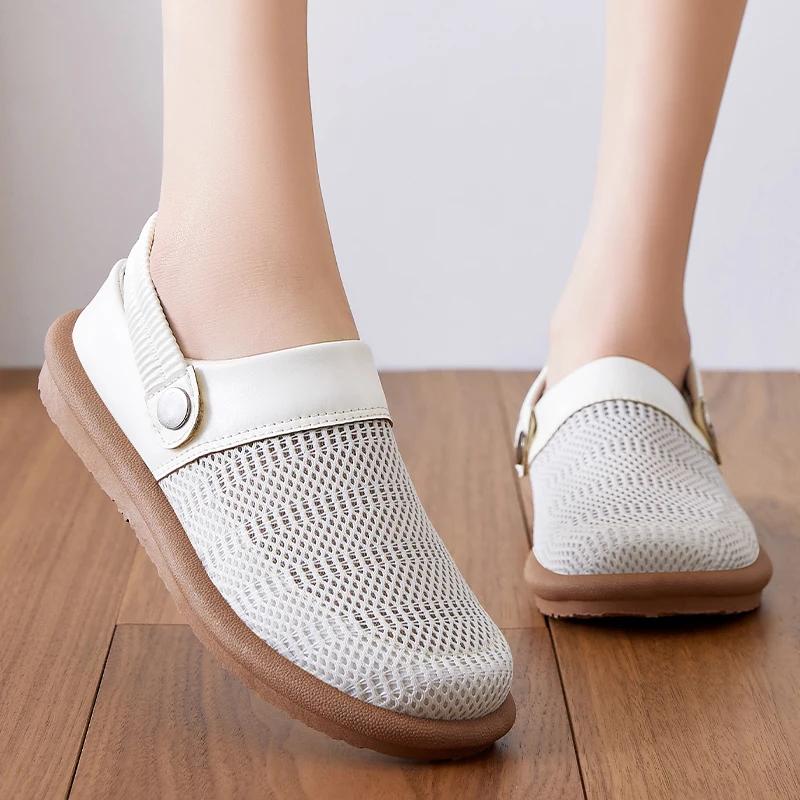 Women's Summer Sandals Slippers Breathable Soft Comfortable Fashion Street Outdoor Beach Seaside Casual Shoes