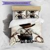 3PC Custom Name Cowboy Dreams Bedding Set Duvet Cover Closure Includes 1 Duvet Cover & 2 Pillowcases for Bedroom