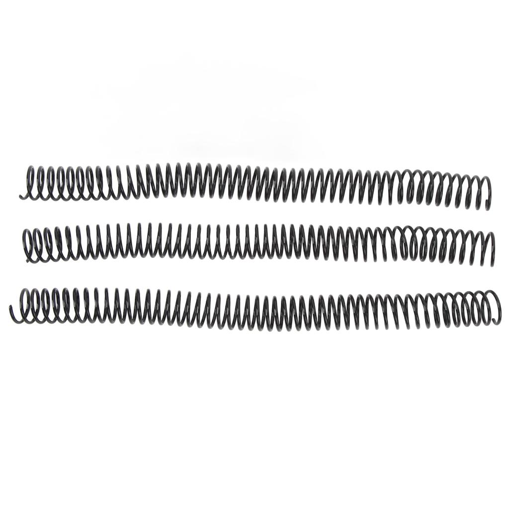 50 Stück Spiralbindung 19mm Durchmesser 48 Schlaufen 4:1 Teilung 170 Blatt Kapazität A4 Bindekamm Schwarz
