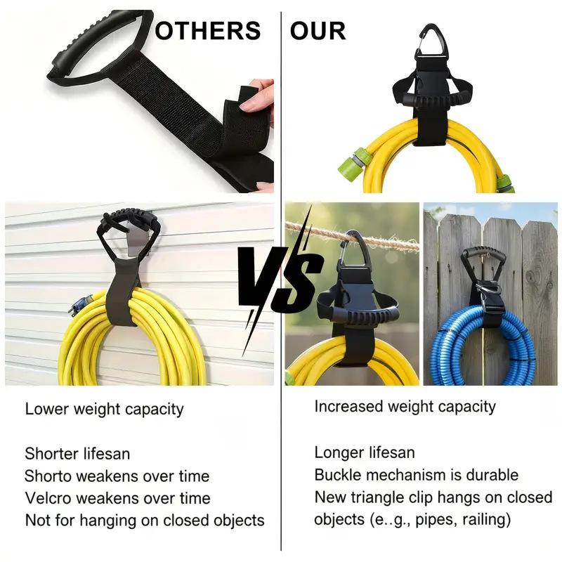 Storage Strap Heavy-Duty Hook Holder With Adjustable Buckle Nylon Heavy Cord Storage Straps Wire Management