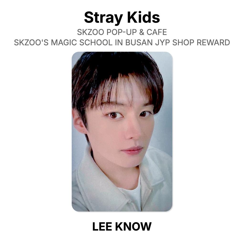 Stray Kids SKZOO POP-UP & CAFE SKZOO'S MAGIC SCHOOL IN BUSAN JYP SHOP REWARD Official Photocard