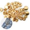 10sets 10-20mm Metal Brass Press Studs Sewing Button Snap Fasteners For Leather Craft Clothes Bags DIY Handmade Accessories