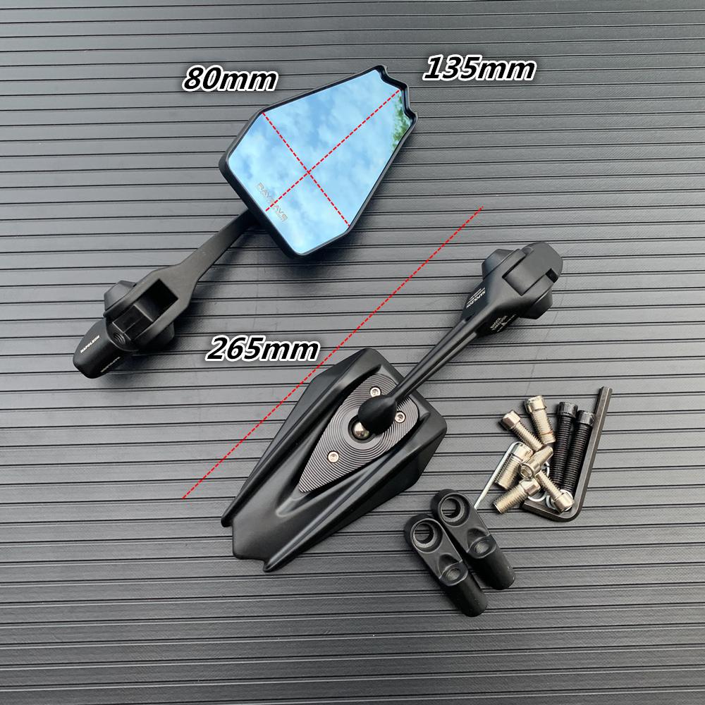 Oglinzi retrovizoare din aluminiu CNC pentru motocicleta Oglinda laterala pentru YAMAHA MT07 pentru Honda pentru Ducati pentru Kawasaki Z750 Z900