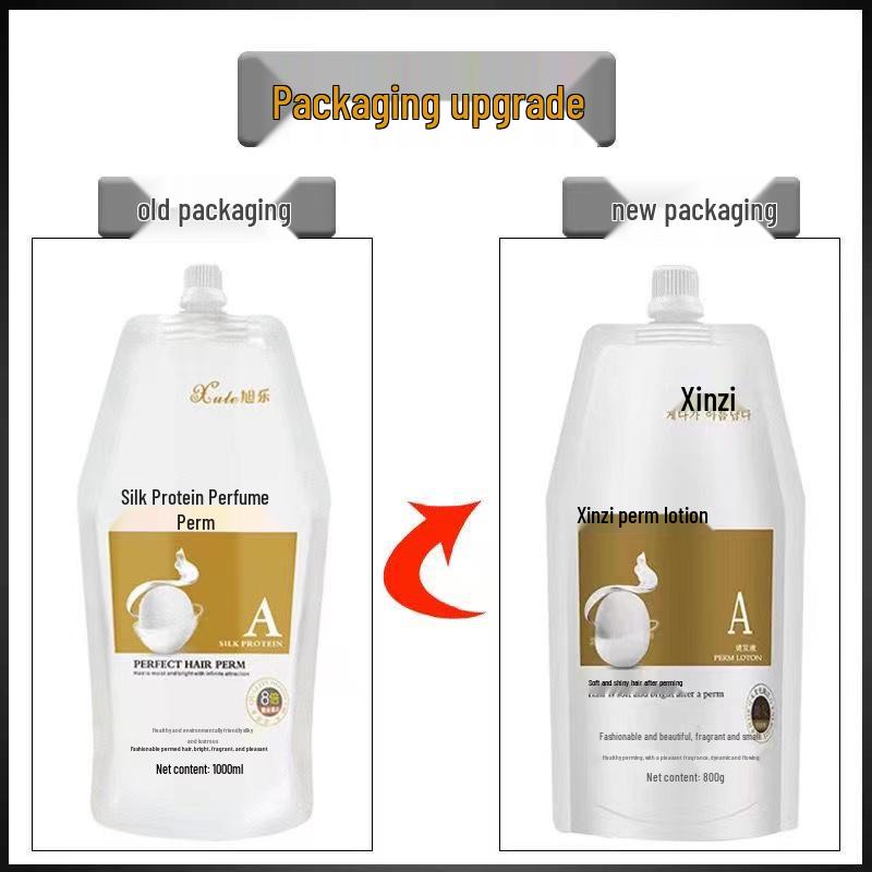 Silk Protein Ionic Perm Lotion: No. 1 & No. 2 Ceramic Softener & Setting Cream