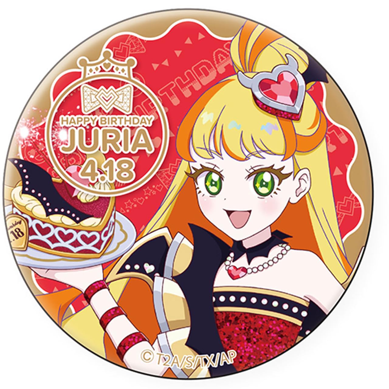 Happy PreCure Birthday 202504 Can Badge Julia