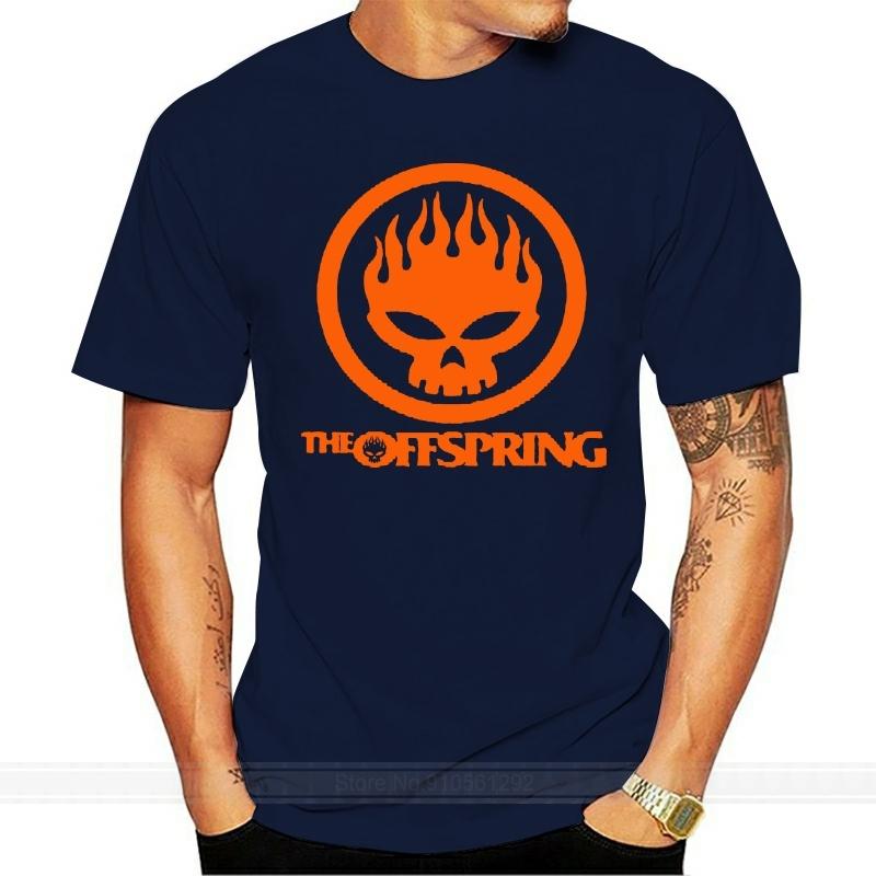 

New The Offspring Skull Logo Rock Band Mens White TShirt Size S3XL TEE Shirt New Cool Gym Tops S