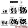 Flat Printing Curtains Without Rod Halloween Ghosts Design Women Is Day Festival Creative Versatile Fabric Curtain Set Of 2 Made Polyester Washable