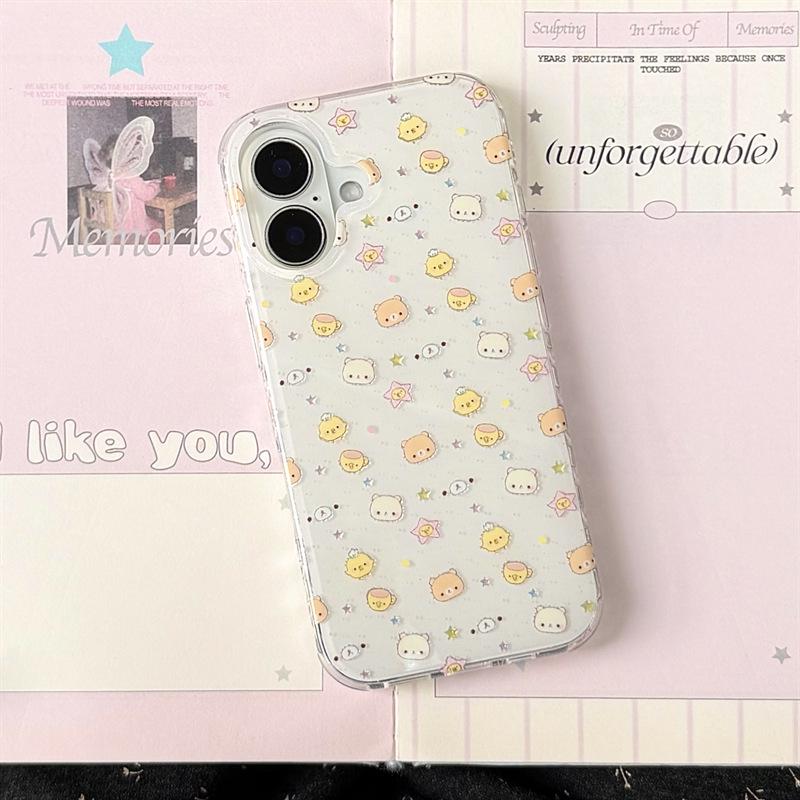 

Rilakkuma Cute Chicken Case for iPhone 16/15 Pro Max/14/13 iPhone 14