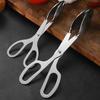1Pc Stainless Steel Buffet Tongs Silver Salad Holder Food Clip Serving Tong Gnocchi Pasta Bread Kitchen Baking Tools Clip