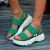 Platform Sandals Women 2024New Summer Chunky High Heels Female Wedges Shoes for Women
