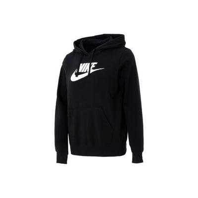 Logo Printed Running Training Hoodie for Women Black