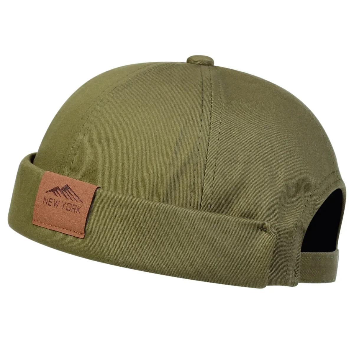 

Unisex New York Mountain Range Label Landlord Caps Spring And Autumn Melon Skin Hats Literary Hip Hop Hat Painter Cap