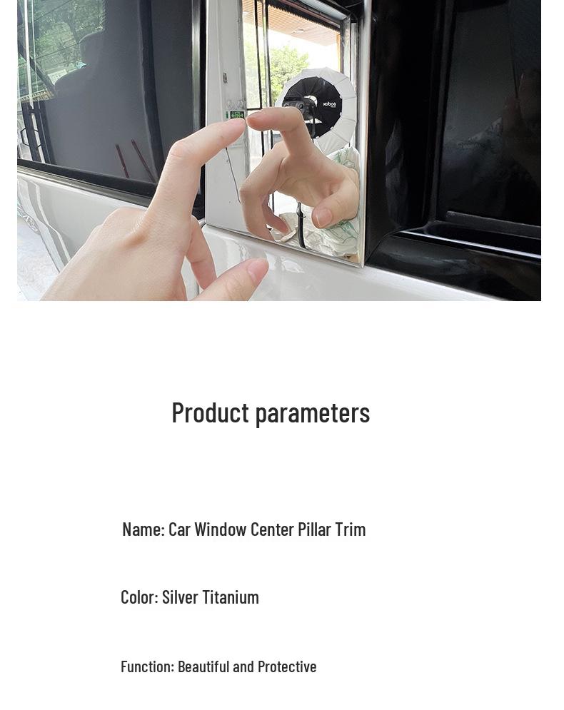 Alphard 20 Series Vellfire Middle Pillar Window Trim Modification