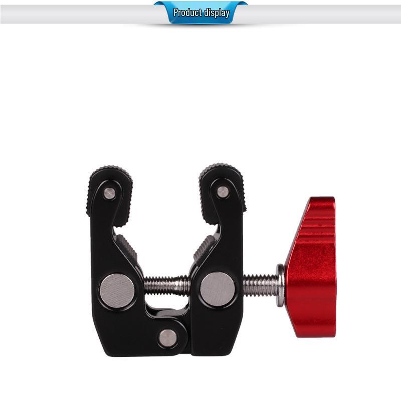 In-Stock Universal Metal Double Ball Head Mini Arm & Strong Crab Claw Clip Holder