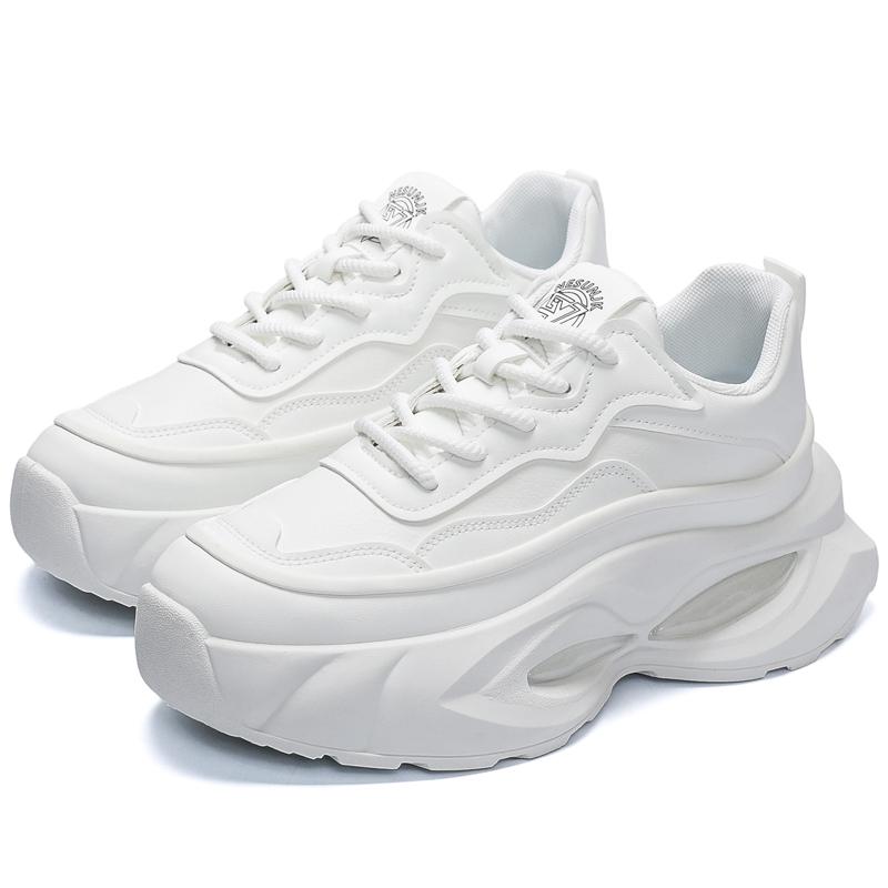 Men's Casual Sneakers with Thick Soles Comfortable Outdoor-Ready Slip-Resistant Durable Minimalist Style Essential Basics