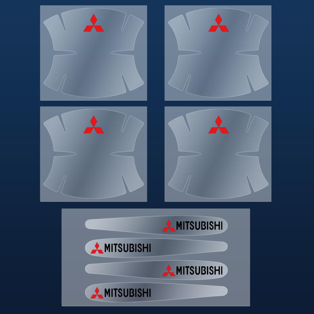 

Car transparent door bowl door handle protection sticker car accessories For Mitsubishi Lancer 9 EX Outlander 3 ASX L200 Eclipse 8pcs