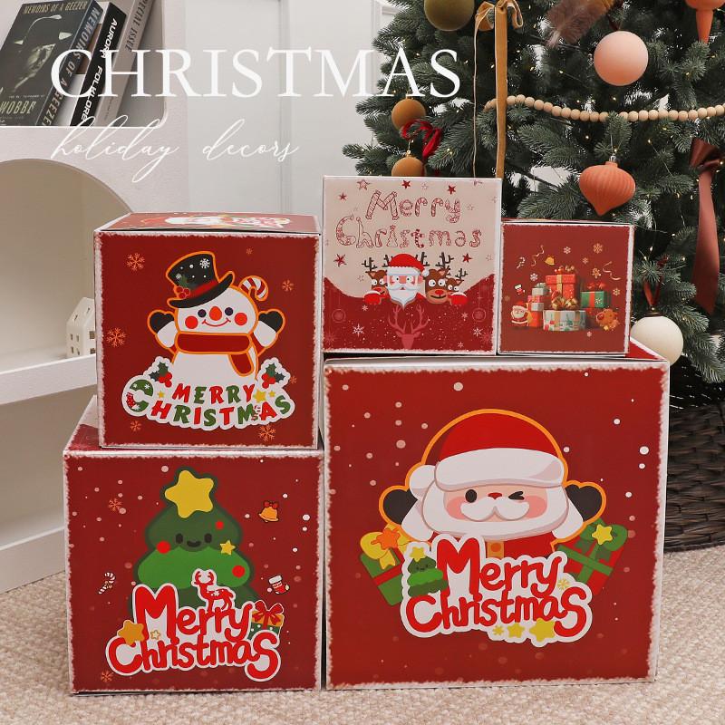 Gift Packaging Christmas Box With Cartoon Design For Daily Holiday Giving