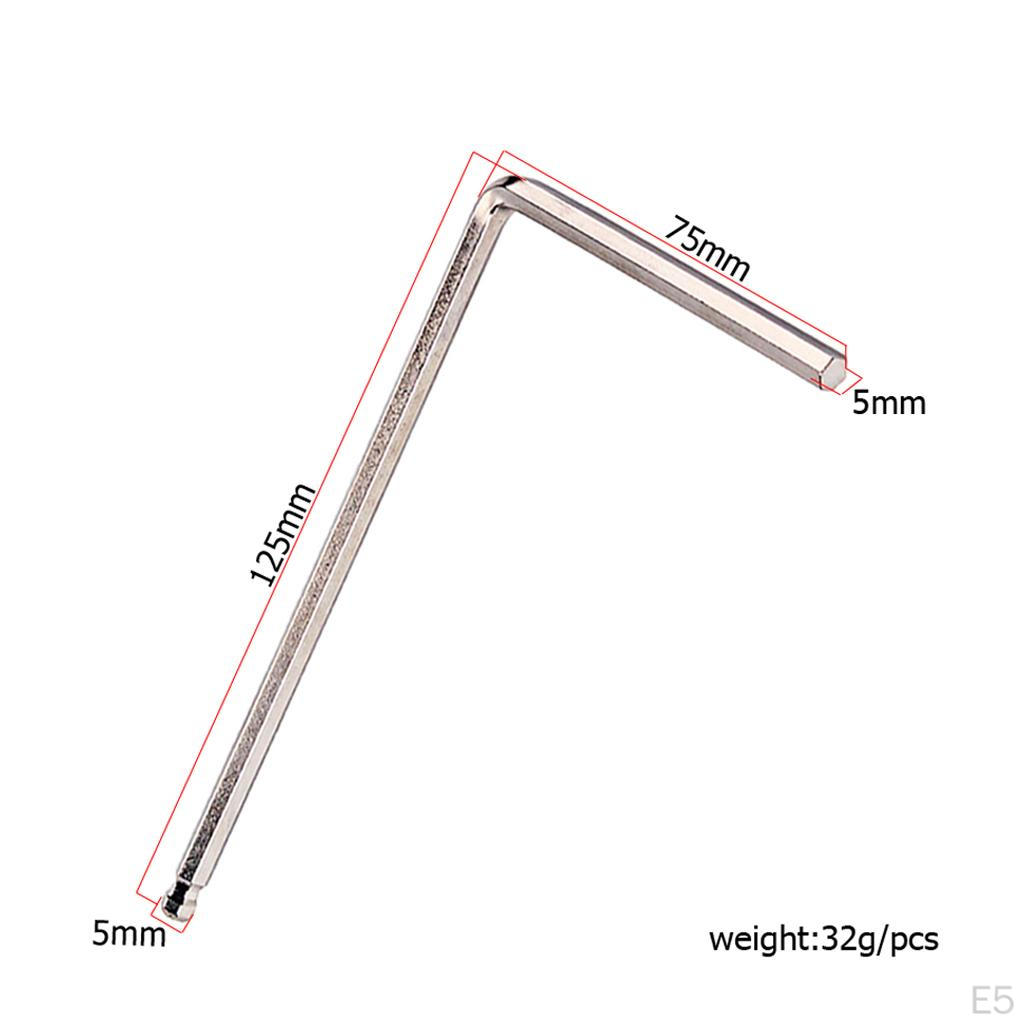 Klucz do pręta napinającego gitary elektrycznej / akustycznej z końcówką kulkową