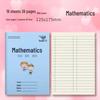 Elementary School Calligraphy & Math Notebooks: Pinyin, Tianzige, New Words, Grid Practice