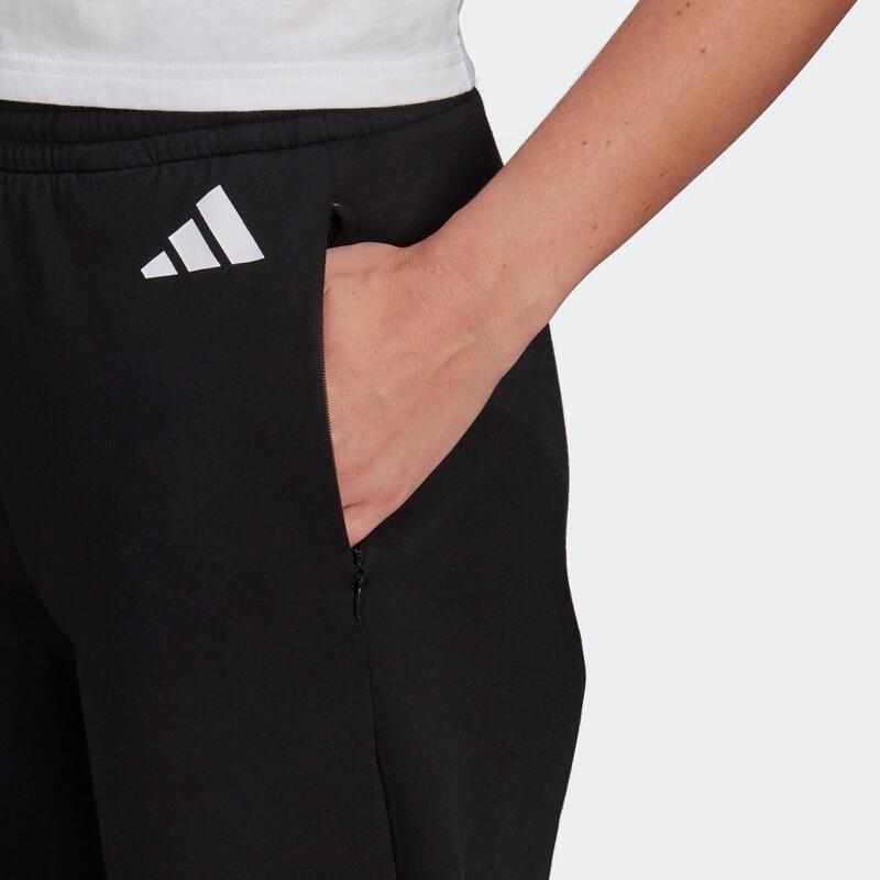 adidas Womens Knitted Sports Casual Long Pants Women Pants Black GL9475