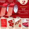 Wedding Room Decor: No-Trace Transparent Masking Tape & Nano Glue Dots for Damage-Free Arrangement