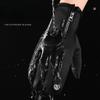 Sports Outdoor Gloves Plus Velvet Thickened Warm Gloves for Men and Women Ski Bicycles Cycling Cold Zippers for Winter