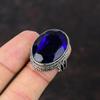 Faceted Tanzanite Quartz Ring 925 Sterling Silver Ring Vintage Jewelry Natural Gemstone Handmade Ring Gift For Mother Available In Ring Size