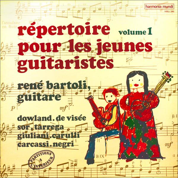 

LP Record RENÉ BARTOLI - Répertoire Pour Les Jeunes Guitaris HMU346 Harmonia Mundi 1976 France Classical Used
