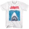 JAWS Summer Shark Movie T-Shirt Sizes SM5XL New 100% White Cotton Merch Tee Unisex T-Shirt
