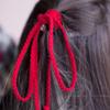 New Chinese Style Women's Tassel Hairbands Retro Hanfu Red Hair Rope Braided Bow Girl Headband Hair Accessories Headdress