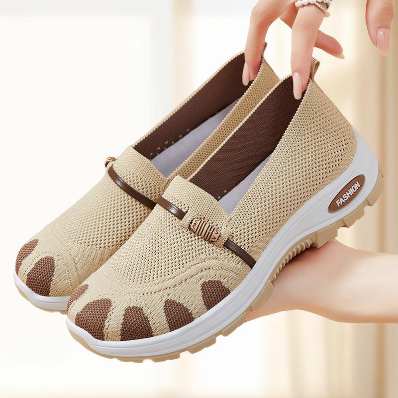 Shoes for Women Are Versatile In Autumn, New Women's Shoes with Soft Soles Are Not Tired, Casual Shoes with Soft Soles for One Pedal, Old Beijing