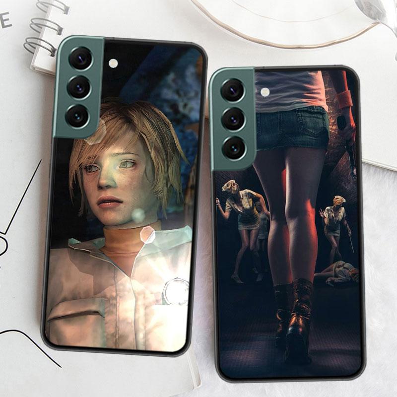 Games S-Silent Hill Phone Case For Samsung Galaxy S22 S25 Ultra S21 S10 Plus S26 Edge S20 S23 S24 FE Cover Silicone Soft TPU