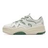 Anta Wave Simple Fashion Slip Resistant Shock Absorbing Durable Low Top Sneakers Women Sneakers Ivory-White Moss-Green 922538003-1