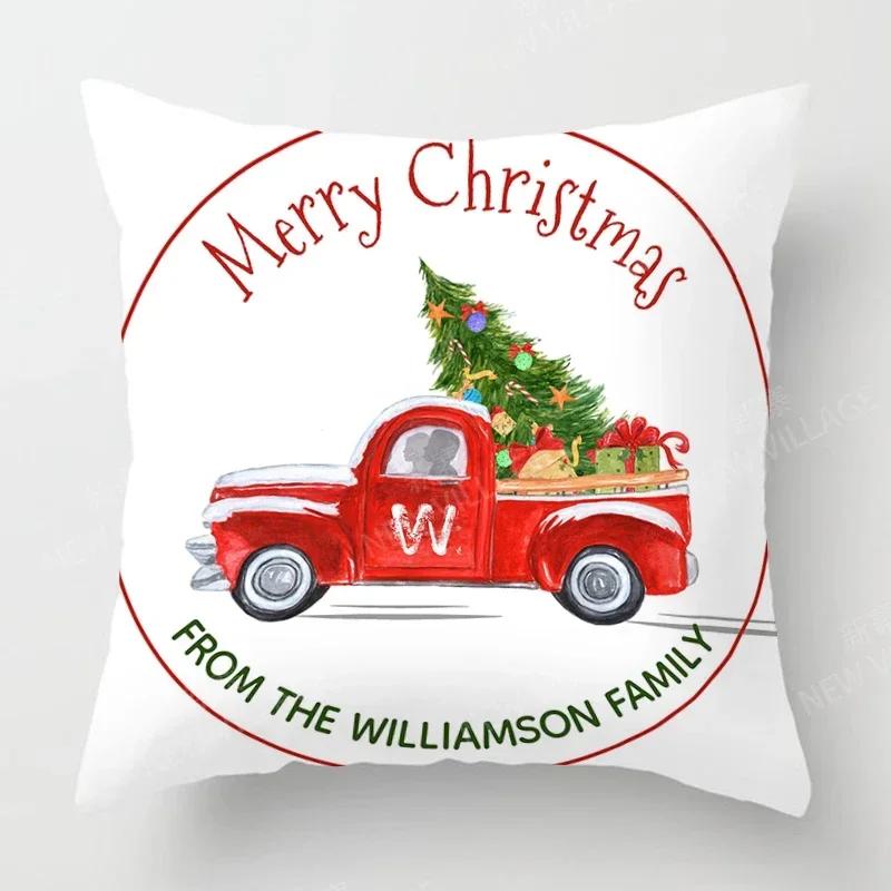 Christmas Series Pillowcases Sofas Cushion Covers Home Decor Can Be For Holiday Celebrations 40X40 50X50 60X60 35X35