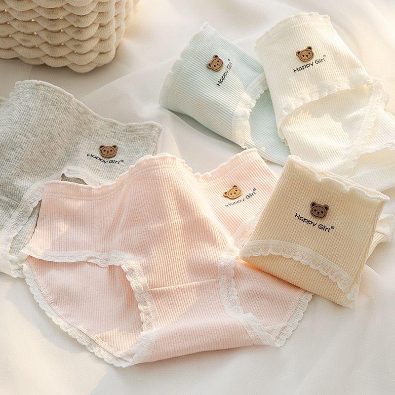 5 ks/lot Dívčí spodní prádlo pro ženy Kalhotky Slipy Dámské spodní prádlo