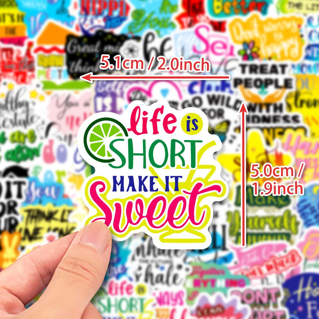 50 New Products Animal Text Graffiti Stickers Ins Wind Hand Account Stickers Collage Material Paper DIY Suitcase