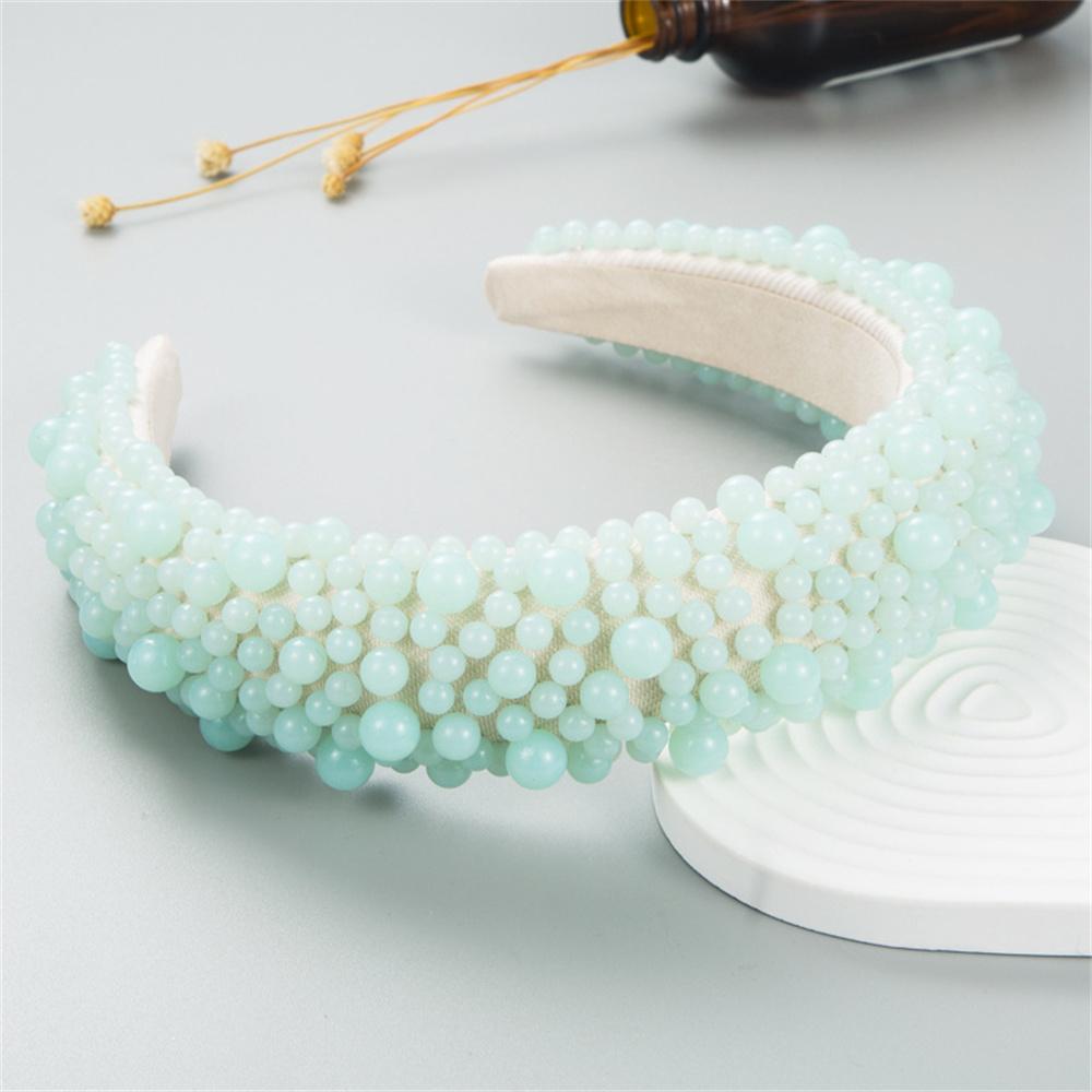Solid Pearl Wide Headbands For Women Girls Headwear Fashion Cute Face Hairbands Female Hair bands Head Hoop Hair Accessories