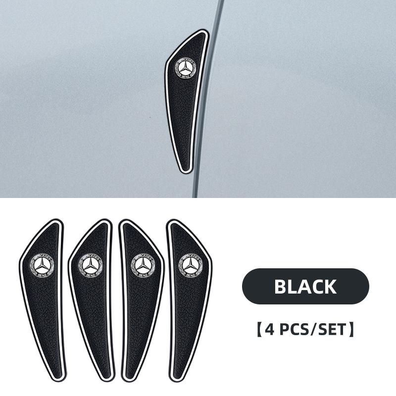 4Pcs Rubber Bumper Strip Car Door Anti-Collision Sticker For Mercedes Benz AMG W211 W204 W205 W203 W211 W212 W213 W201 W210 W124