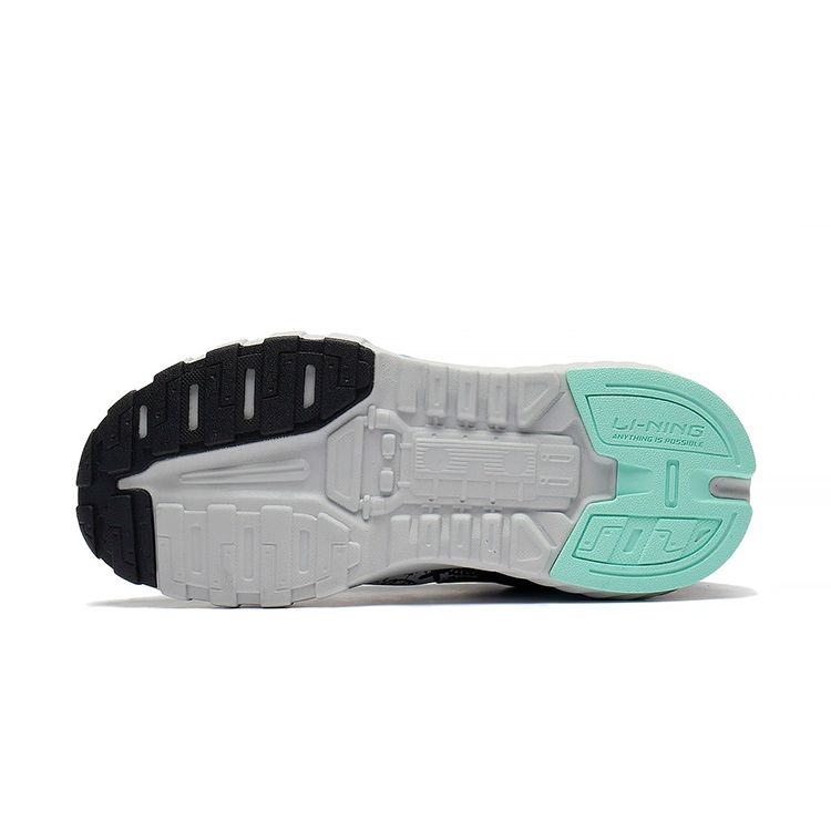 LiNing Youth Sports Lifestyle Series Non-Slip Shock Absorbing Wear-Resistant Casual Shoes Kids Sneakers Black YKCS140-3