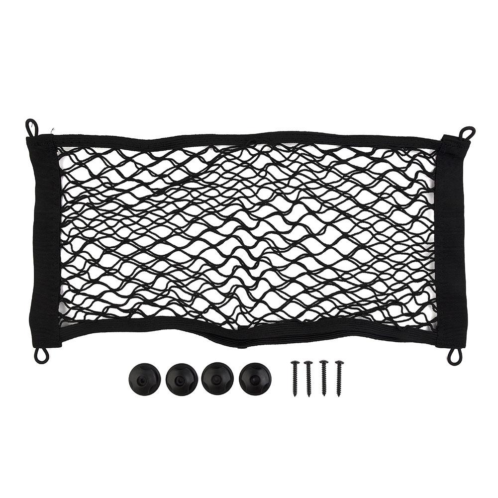 25x50cm Car Back Rear Trunk Storage Net Seat Elastic String Organizer Large Auto Stretch Storage Net For Truck Motorhome