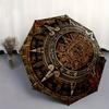 Mayan Calendar Wall Art Decorative PanelUmbrella, PortableFold Compact Umbrella for Men & Women Gift