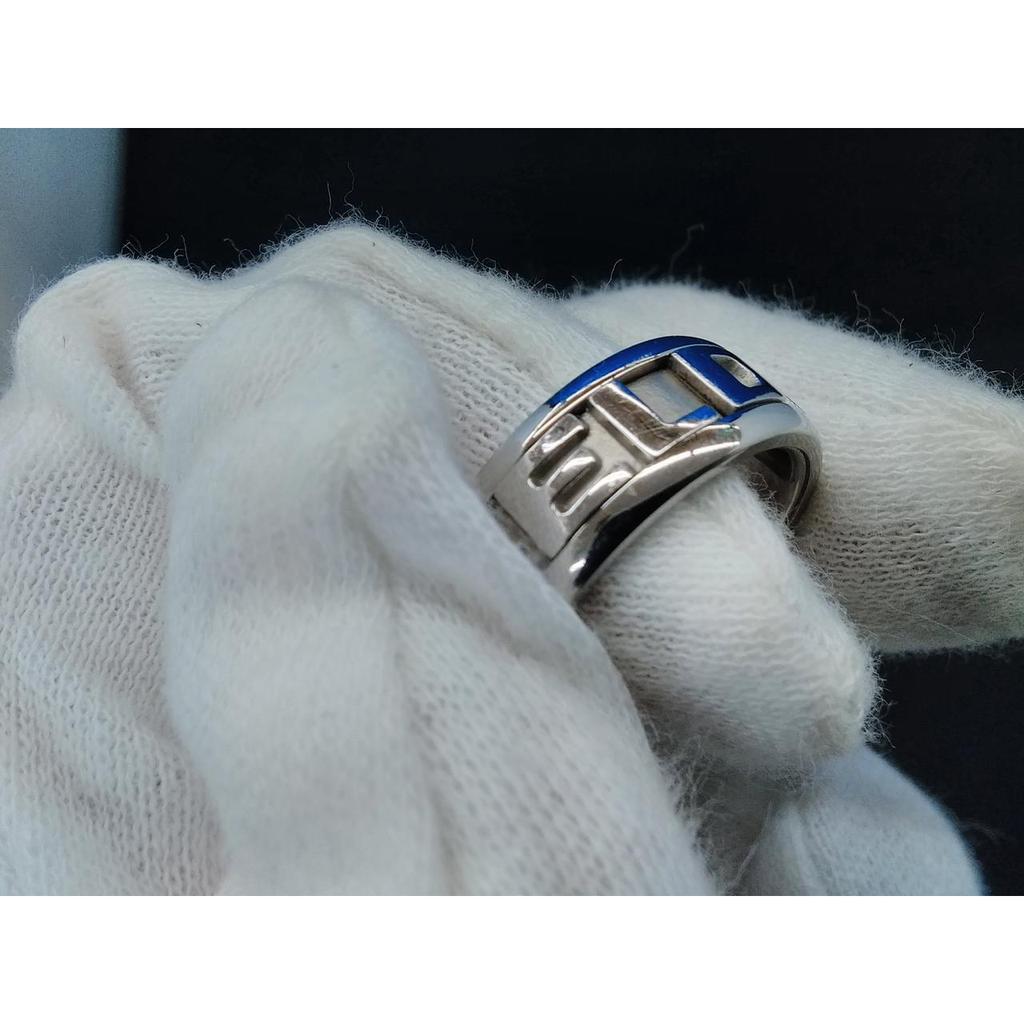 Used DIESEL steel embossed ring