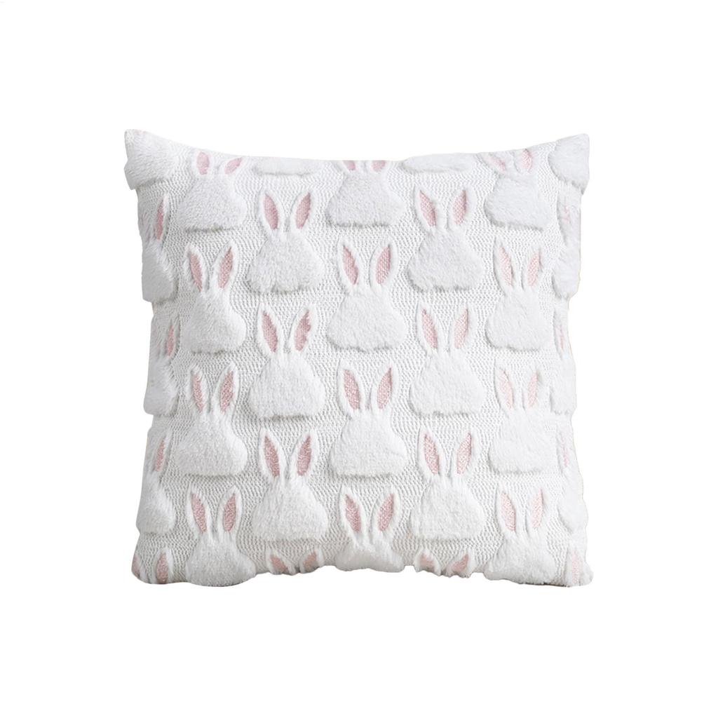 Osterhase Kissenbezug 45x45cm Gemütlicher Sofakissenbezug Bürorückenlehne Lendenkissenbezug für Stilvolle Wohnzimmer Schlafzimmer Dekoration