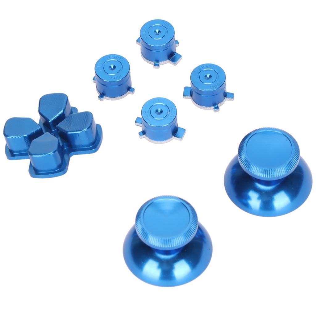 Controller Button Joystick Key Aluminum Alloy ABXY Buttons for Playstation5 ControllerBlue