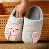 Women's Slippers Autumn and Winter Indoor Slippers Warm and Cute Home Slippers