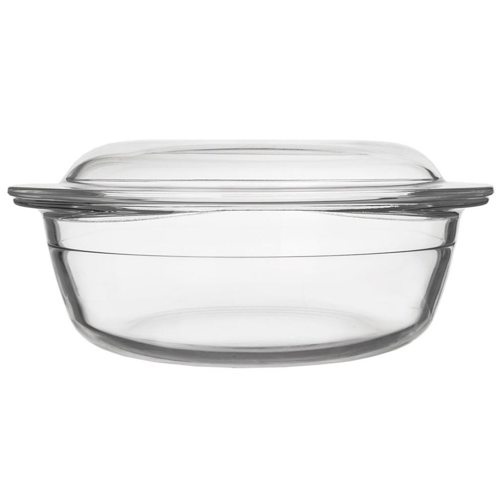 Glass ovenproof dish with lid 24x20x10 cm, 1.5 l
