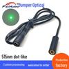 10x30mm 515nm 10mW Green Laser Module with Internal Focus Spot Pattern and DC Interface